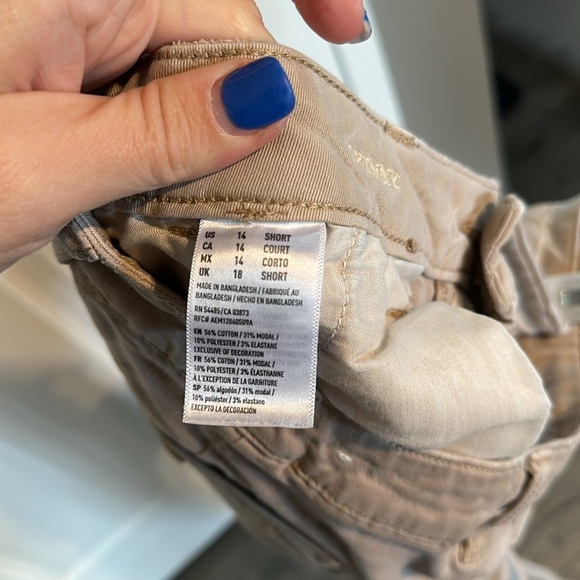 American Eagle Khaki Skinny Size 14 short - Picture 5 of 5